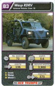 2010 Ace Trumps Military Vehicles #B3 Wasp RDRV Front