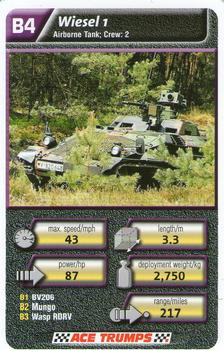 2010 Ace Trumps Military Vehicles #B4 Wiesel 1 Front