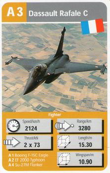 2001 Marks & Spencer Trumps Aircraft #A3 Dassault Rafale C Front
