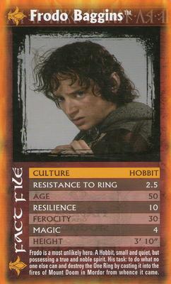 2004 Top Trumps Specials The Lord of the Rings The Two Towers #NNO Frodo Baggins Front
