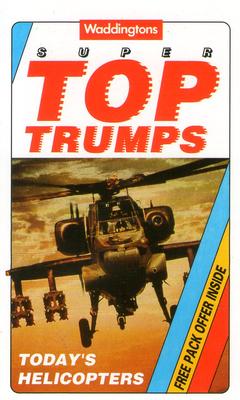 1992 Super Top Trumps Today's Helicopters #NNO Title Card Front