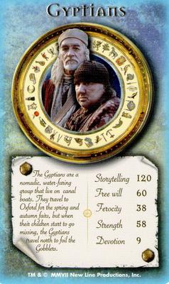 2007 Top Trumps Specials The Golden Compass #NNO Gyptians Front