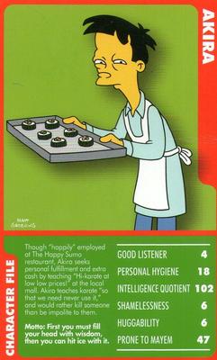 2010 Top Trumps Specials The Simpsons Classic Collection Volume 3 #NNO Akira Front
