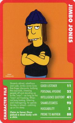 2010 Top Trumps Specials The Simpsons Classic Collection Volume 3 #NNO Jimbo Jones Front