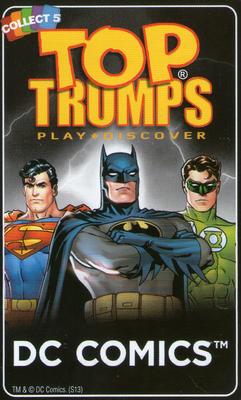 2013 Top Trumps DC Comics Minis #NNO Title Card Front