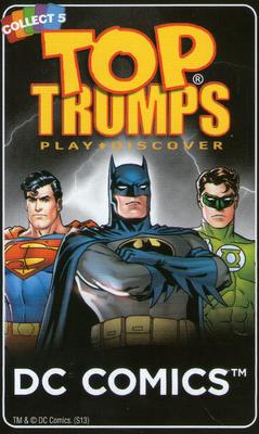 2013 Top Trumps DC Comics Minis #NNO Clark Kent Back