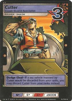 2005 Wizards of the Coast G.I. Joe Armored Strike #5 Cutter Front
