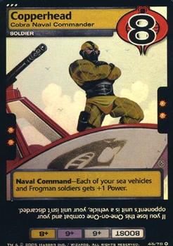 2005 Wizards of the Coast G.I. Joe Armored Strike #46 Copperhead Front