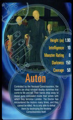 2006 Top Trumps Specials Doctor Who #NNO Auton Front