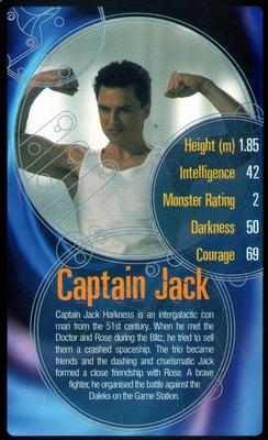 2006 Top Trumps Specials Doctor Who #NNO Captain Jack. Front