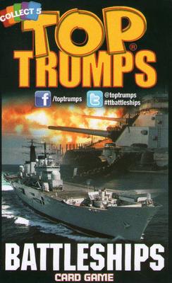 2013 Top Trumps Battleships #NNO HMS Belfast Back