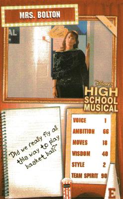 2007 Top Trumps Specials High School Musical #NNO Mrs. Bolton Front
