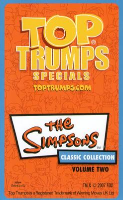 2007 Top Trumps Specials The Simpsons Classic Collection Volume 2 #NNO Ned Flanders Back