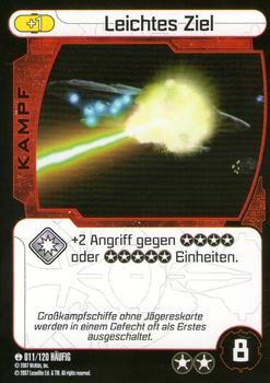 2007 Star Wars Pocketmodel TCG (German Version) #11 Easy Target Front
