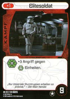 2007 Star Wars Pocketmodel TCG (German Version) #12 Elite Trooper Front