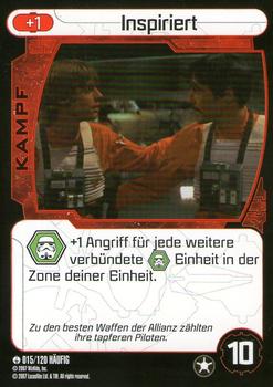 2007 Star Wars Pocketmodel TCG (German Version) #15 Inspired Front