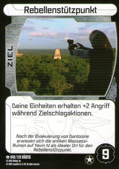 2007 Star Wars Pocketmodel TCG (German Version) #40 Rebel Base Front