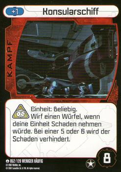 2007 Star Wars Pocketmodel TCG (German Version) #52 Consular Ship Front