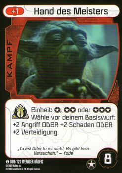 2007 Star Wars Pocketmodel TCG (German Version) #60 Master's Touch Front