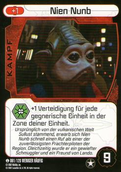 2007 Star Wars Pocketmodel TCG (German Version) #61 Nien Nunb Front