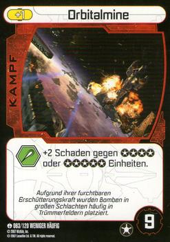 2007 Star Wars Pocketmodel TCG (German Version) #63 Orbital Mine Front