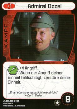 2007 Star Wars Pocketmodel TCG (German Version) #83 Admiral Ozzel Front