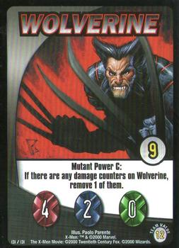 2000 Wizards X-Men #131 Wolverine Front
