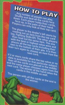 2008 Top Trumps Specials Marvel Ultimate Heroes #NNO Title Card Back