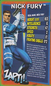 2008 Top Trumps Specials Marvel Ultimate Heroes #NNO Nick Fury Front