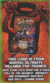 2008 Top Trumps Specials Marvel Ultimate Heroes #NNO Toad Back