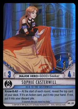 2009 Upper Deck Huntik - Secrets and Seekers #22 Sophie Casterwill - Heir to the Casterwills Front