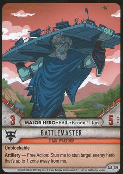 2009 Upper Deck Huntik - Secrets and Seekers #26 Battlemaster - Titan Warlord Front