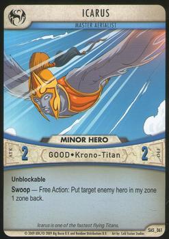 2009 Upper Deck Huntik - Secrets and Seekers #61 Icarus - Master Aerialist Front