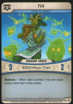 2009 Upper Deck Huntik - Secrets and Seekers #66 Pan - Friend of Animals Front