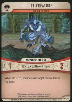 2009 Upper Deck Huntik - Secrets and Seekers #83 Ice Creature - Minion of Ymir Front