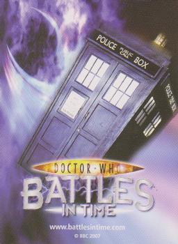 2007 Doctor Who Battles in Time Annihilator #2 Graske Group Back