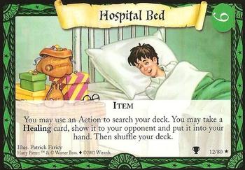 2001 Wizards Harry Potter Quidditch Cup TCG #12 Hospital Bed Front