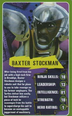 2013 Top Trumps Teenage Mutant Ninja Turtles #NNO Baxter Stockman Front