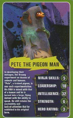 2013 Top Trumps Teenage Mutant Ninja Turtles #NNO Pete the Pigeon Man Front