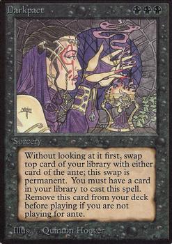 1993 Magic the Gathering Alpha #NNO Darkpact Front