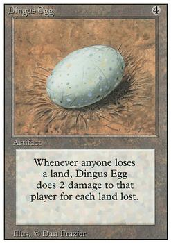 1994 Magic the Gathering Revised Edition #NNO Dingus Egg Front