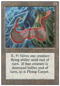 1994 Magic the Gathering Revised Edition #NNO Flying Carpet Front