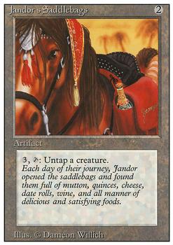 1994 Magic the Gathering Revised Edition #NNO Jandor's Saddlebags Front