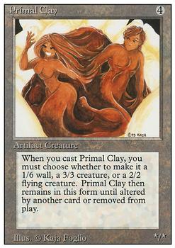 1994 Magic the Gathering Revised Edition #NNO Primal Clay Front