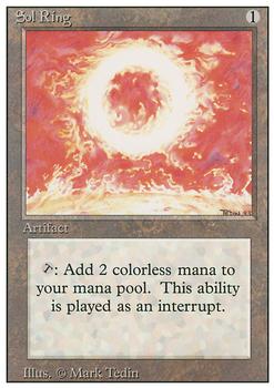 1994 Magic the Gathering Revised Edition #NNO Sol Ring Front