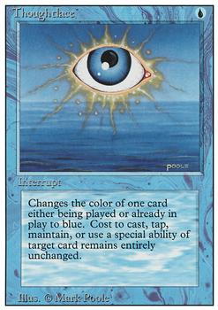 1994 Magic the Gathering Revised Edition #NNO Thoughtlace Front