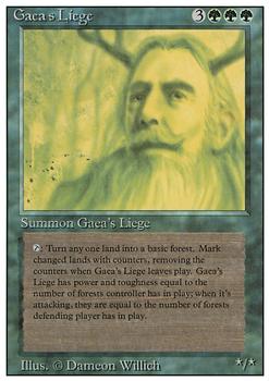 1994 Magic the Gathering Revised Edition #NNO Gaea's Liege Front