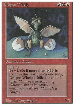 1994 Magic the Gathering Revised Edition #NNO Dragon Whelp Front
