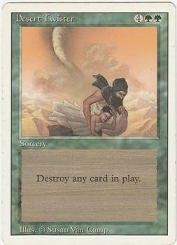 1994 Magic the Gathering Revised Edition #NNO Desert Twister Front