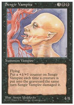 1995 Magic the Gathering 4th Edition #NNO Sengir Vampire Front